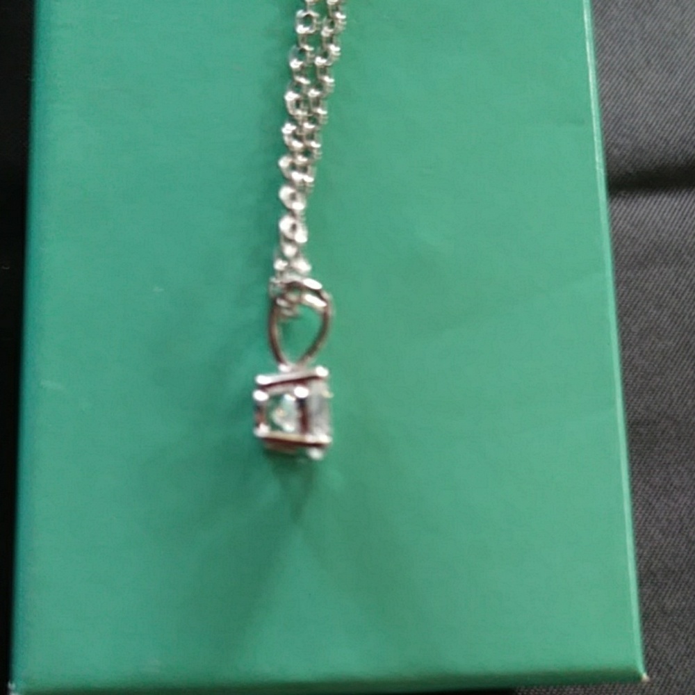 18" CZ DIAMOND NECKLACE - Picture 4 of 8